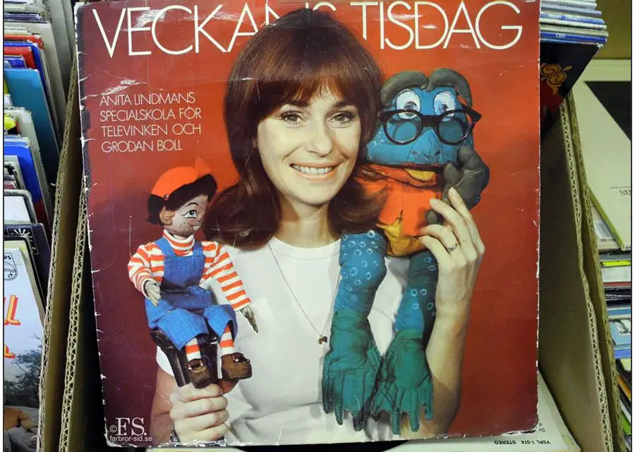 Sveriges Televisions barnprogram som vinylskivor