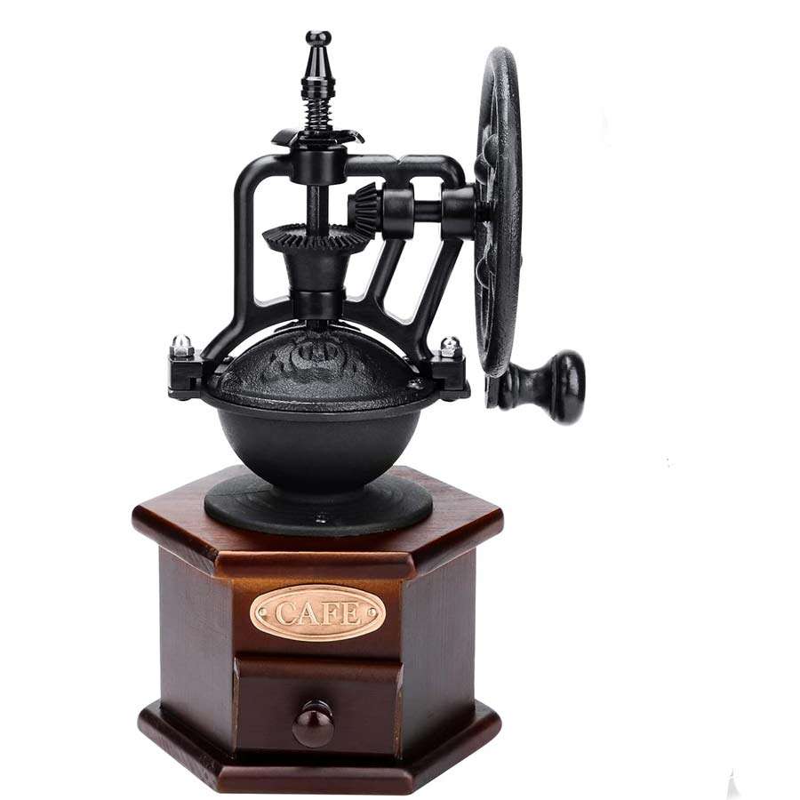 Vintage-manuell-kaffekvarn